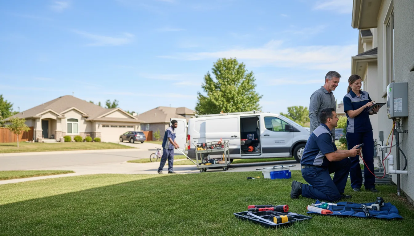 Tankless water heater service in Chilo, OH